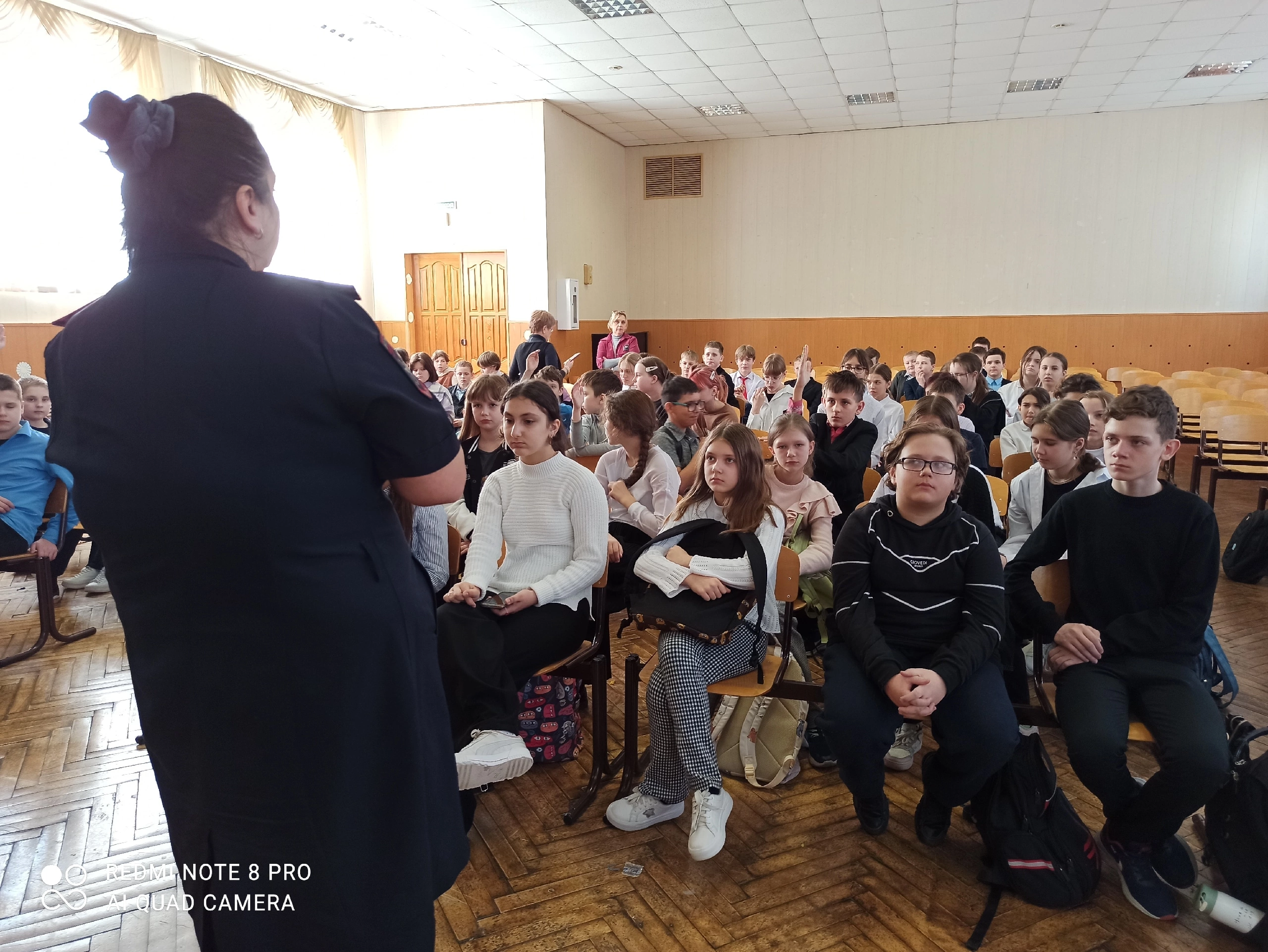Открытые уроки ОБЖ с представителями правоохранительных органов.